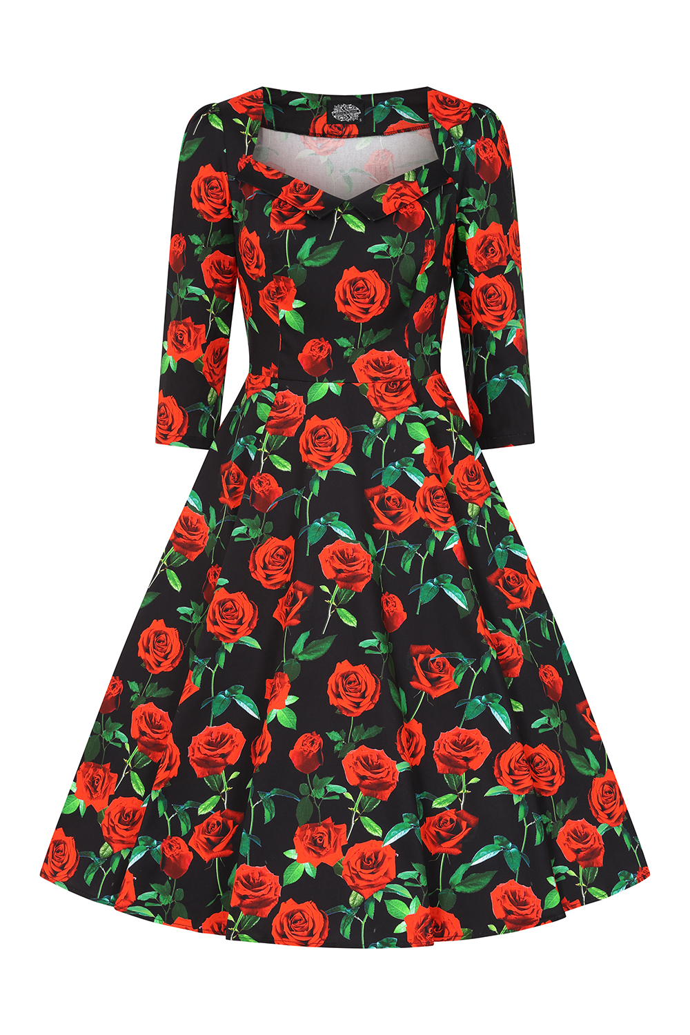 Rosalyn Rose Swing Dress in Extended Sizing